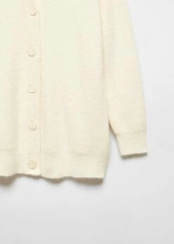 Cardigan Maille Col V -Promos Mango Boutique 57048273 01 D8