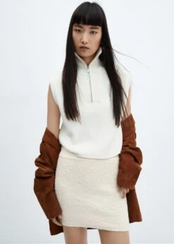 Minijupe Maille Texturée