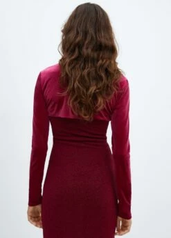 Cardigan Velours -Promos Mango Boutique 57049109 88 R