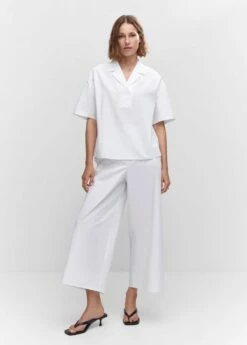 Chemise Coton Manches Courtes 16 Chemise Coton Manches Courtes -Promos Mango Boutique 57050113 02 99999999 01