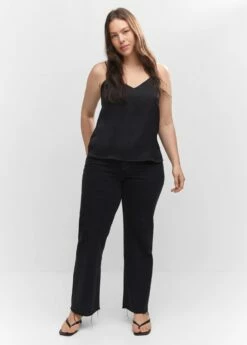 Top Satiné Bretelles -Promos Mango Boutique 57050188 99 D3