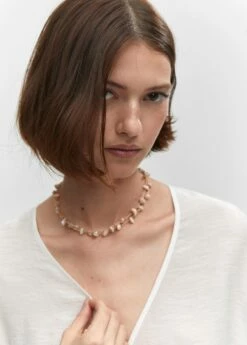 Blouse Manches Cloche Nœud -Promos Mango Boutique 57050213 05 D1