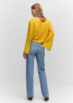 Blouse Manches Cloche Nœud -Promos Mango Boutique 57050213 11 R