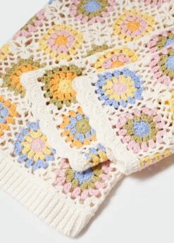 Pull-over Crochet Manches Cloche 14 Pull-over Crochet Manches Cloche -Promos Mango Boutique 57050253 05 D8