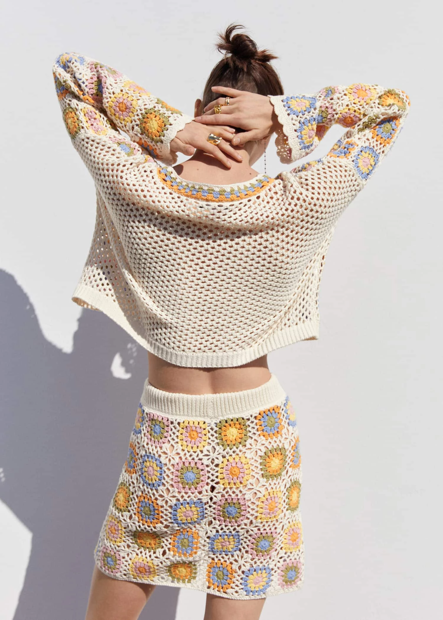 Pull-over Crochet Manches Cloche 5 Pull-over Crochet Manches Cloche – Image 3