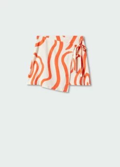 Jupe Imprimée Lin 13 Jupe Imprimée Lin -Promos Mango Boutique 57050266 05 B