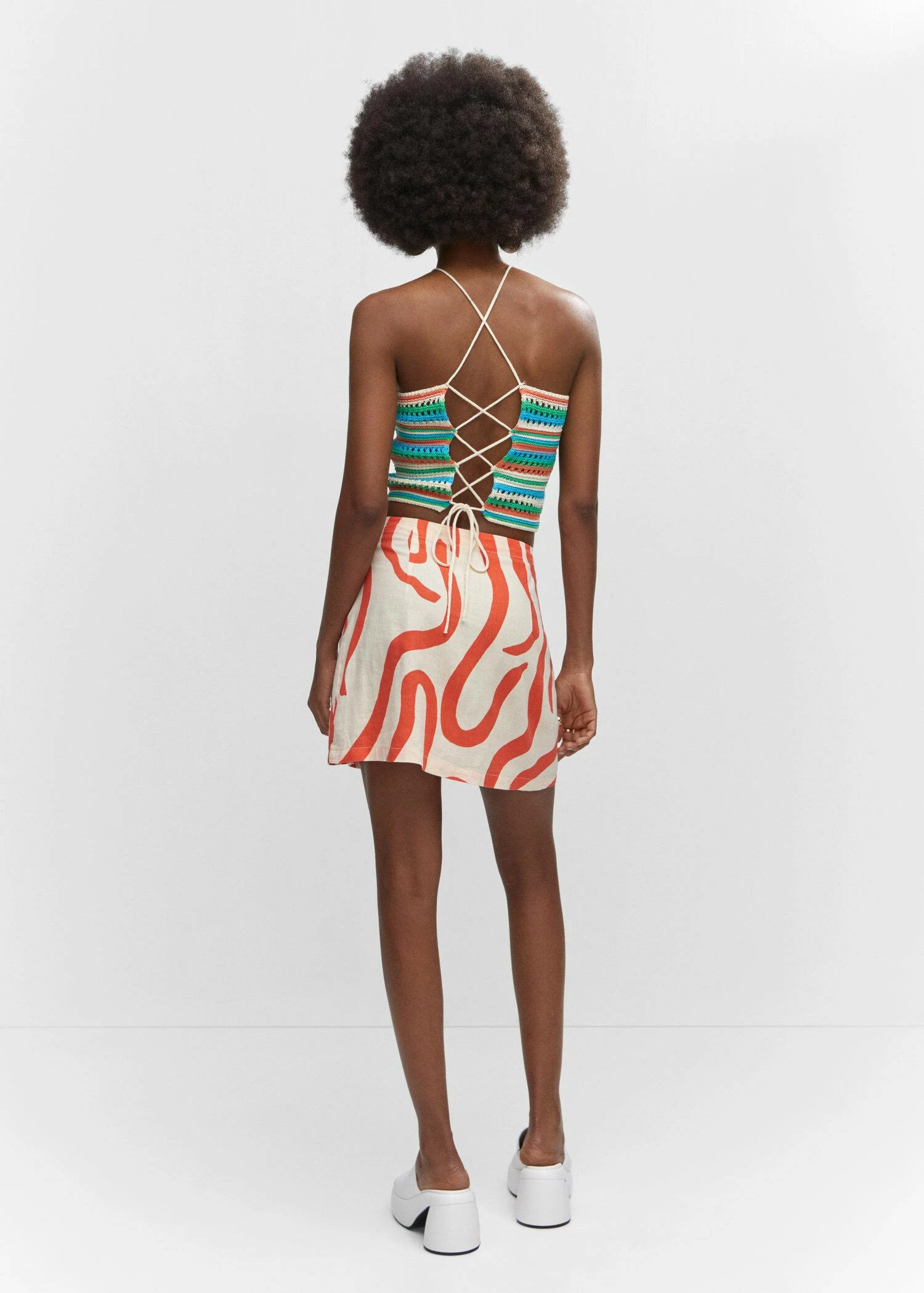 Jupe Imprimée Lin 5 Jupe Imprimée Lin – Image 3