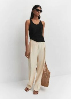 Top Texture Coton 25 Top Texture Coton -Promos Mango Boutique 57050277 99 D2