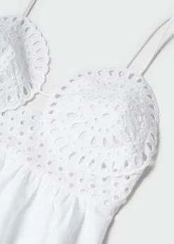 Robe Col Brodé -Promos Mango Boutique 57050278 01 D8