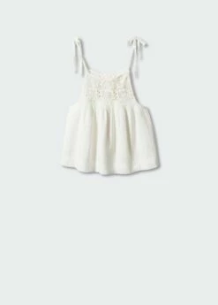 Top Empiècement Crochet -Promos Mango Boutique 57050282 05 B