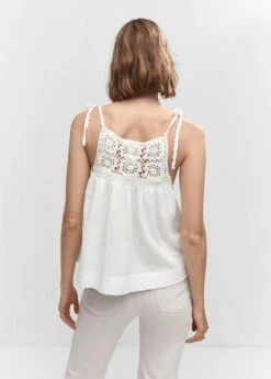 Top Empiècement Crochet -Promos Mango Boutique 57050282 05 R