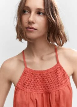 Combinaison Empiècement Crochet -Promos Mango Boutique 57050305 28 D1