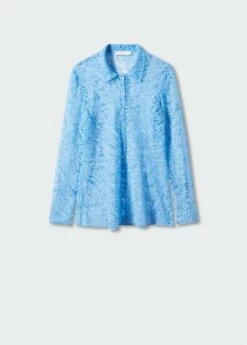 Chemise Guipure Nœuds -Promos Mango Boutique 57050468 52 B