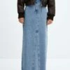 Jupe Longue En Jean -Promos Mango Boutique 57050476 TM