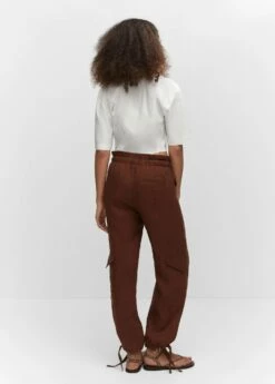 Chemise Crop Nœud -Promos Mango Boutique 57050487 01 R