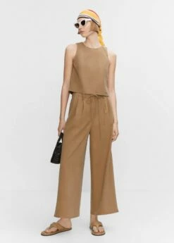 Crop Top Bretelles Larges -Promos Mango Boutique 57052001 17 99999999 01