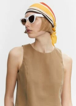 Crop Top Bretelles Larges -Promos Mango Boutique 57052001 17 D1