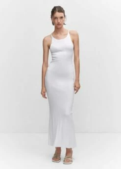 Robe Maille Ouverture -Promos Mango Boutique 57053796 05 99999999 01