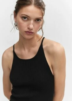 Robe Maille Ouverture -Promos Mango Boutique 57053796 99 D1