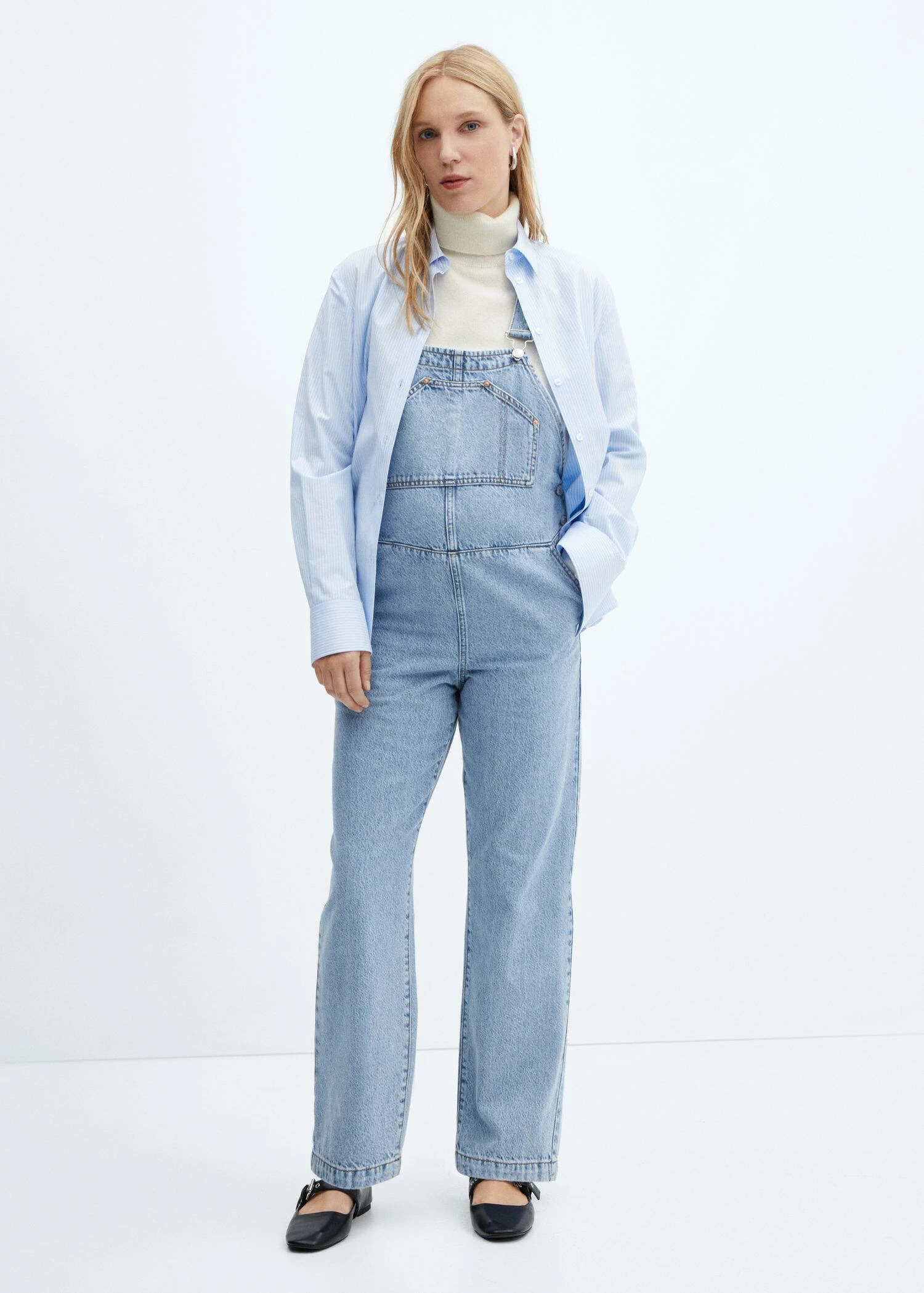 Salopette De Grossesse En Jean 4 Salopette De Grossesse En Jean – Image 2