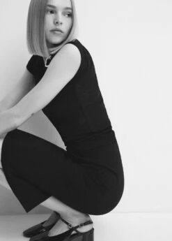 Jupe Crayon Fendue -Promos Mango Boutique 57053806 99 D2