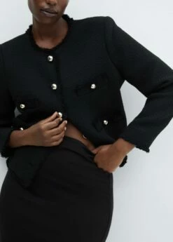 Jupe Crayon Fendue -Promos Mango Boutique 57053806 99 D4