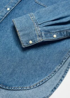 Chemise Jean Poche -Promos Mango Boutique 57053807 TM D8
