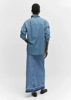 Chemise Jean Poche -Promos Mango Boutique 57053807 TM R