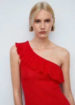 Robe Asymétrique Volants -Promos Mango Boutique 57053814 70 D1