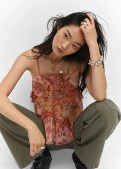 Top Gaze Imprimé 15 Top Gaze Imprimé -Promos Mango Boutique 57053819 79 D2