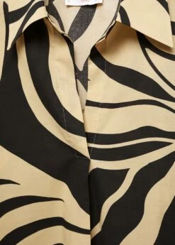 Chemise Oversize Imprimée -Promos Mango Boutique 57054016 07 D8