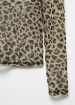 T-shirt Semi-transparent Imprimé Animal -Promos Mango Boutique 57054411 30 D8