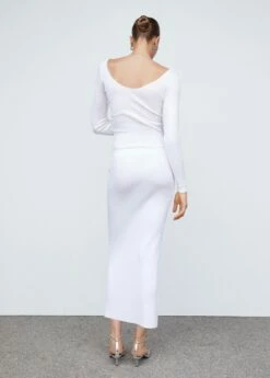 Jupe Crayon En Maille 17 Jupe Crayon En Maille -Promos Mango Boutique 57054415 05 R