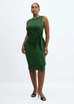 Robe Ouverture Nœud 24 Robe Ouverture Nœud -Promos Mango Boutique 57054435 43 D3