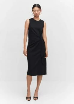 Robe Ouverture Nœud 30 Robe Ouverture Nœud -Promos Mango Boutique 57054435 99 99999999 01