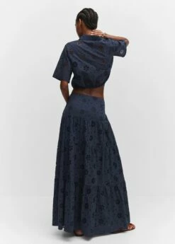 Jupe Brodée évasée 10 Jupe Brodée évasée -Promos Mango Boutique 57055793 56 R