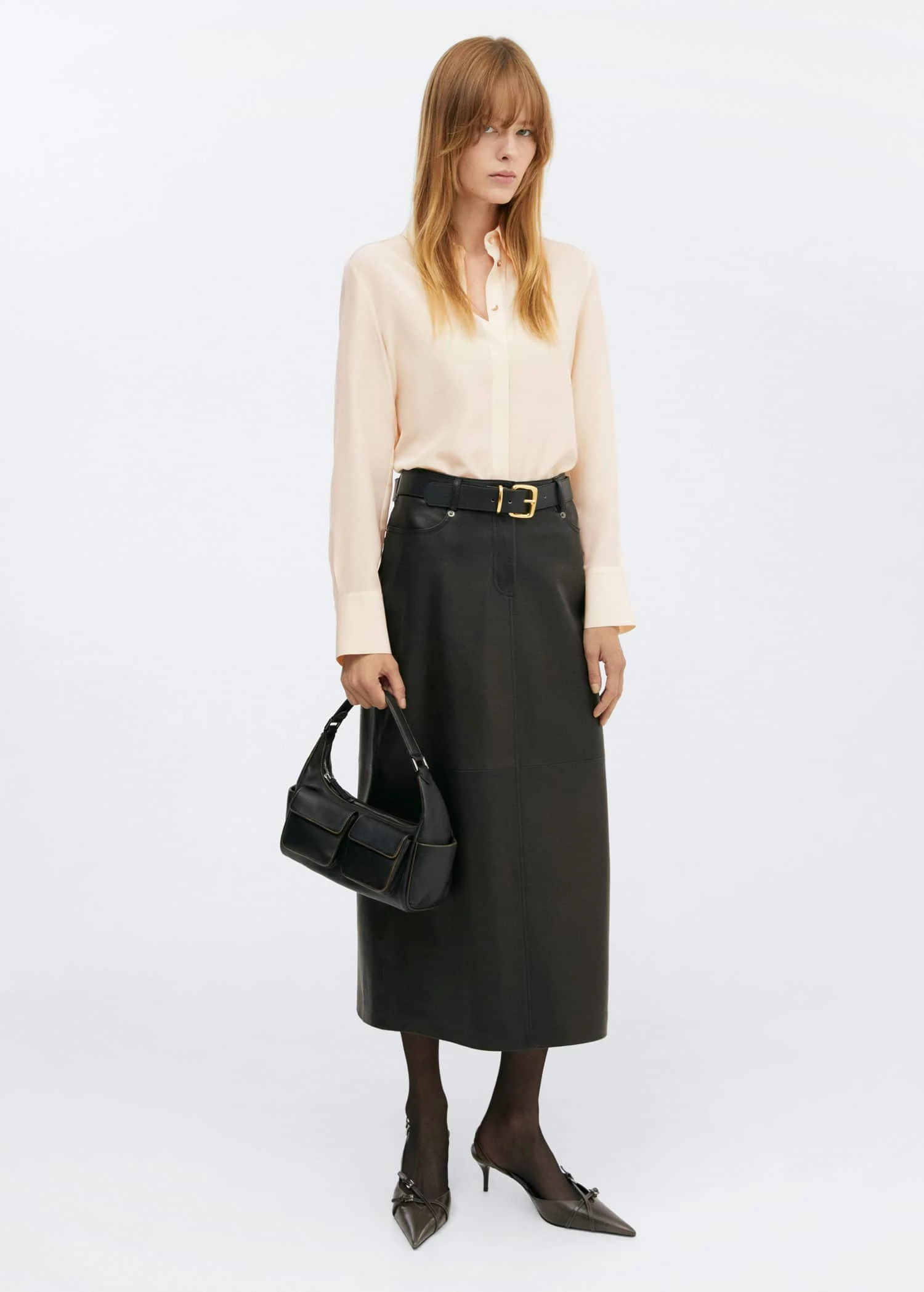 Chemise Soie Boutons Dissimulés 4 Chemise Soie Boutons Dissimulés – Image 2