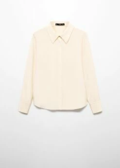 Chemise Soie Boutons Dissimulés 25 Chemise Soie Boutons Dissimulés -Promos Mango Boutique 57055983 02 B