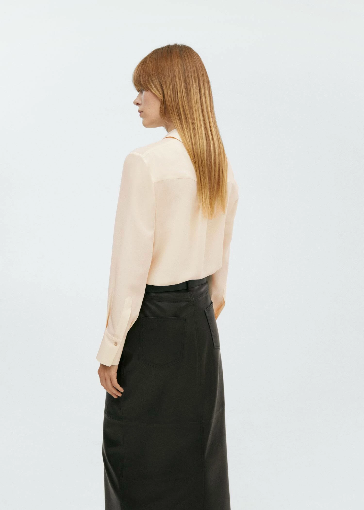 Chemise Soie Boutons Dissimulés 6 Chemise Soie Boutons Dissimulés – Image 4