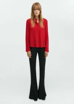 Chemise Soie Boutons Dissimulés 33 Chemise Soie Boutons Dissimulés -Promos Mango Boutique 57055983 70 99999999 01