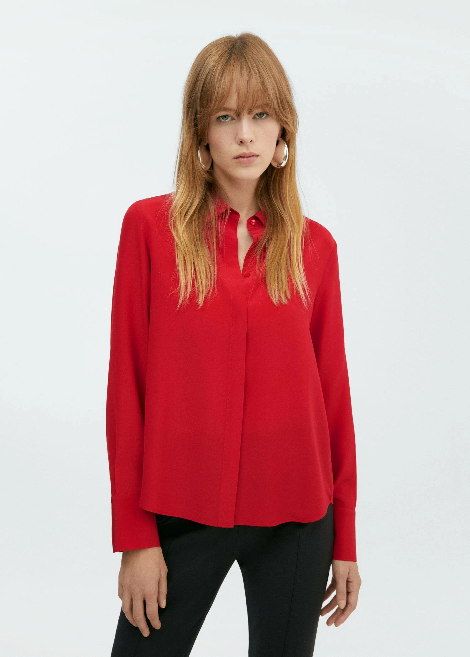 Chemise Soie Boutons Dissimulés 15 Chemise Soie Boutons Dissimulés – Image 13