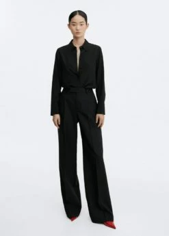 Chemise Soie Boutons Dissimulés 27 Chemise Soie Boutons Dissimulés -Promos Mango Boutique 57055983 99 99999999 01