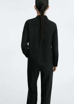 Chemise Soie Boutons Dissimulés 28 Chemise Soie Boutons Dissimulés -Promos Mango Boutique 57055983 99 R