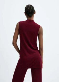 Top Maille Ouverture Latérale -Promos Mango Boutique 57056307 77 R
