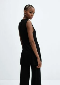 Top Maille Ouverture Latérale -Promos Mango Boutique 57056307 99 R