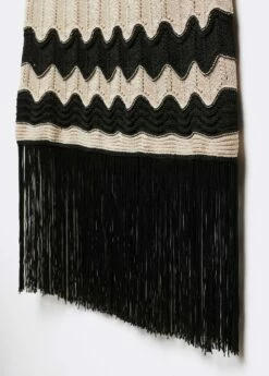 Robe Base Frangée -Promos Mango Boutique 57056308 05 D8