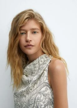 Top Imprimé Paisley -Promos Mango Boutique 57057718 01 D1