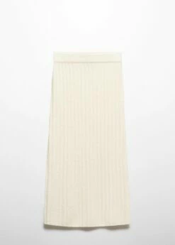 Jupe Midi Côtelée 19 Jupe Midi Côtelée -Promos Mango Boutique 57057725 05 B