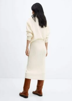 Jupe Midi Côtelée 13 Jupe Midi Côtelée -Promos Mango Boutique 57057725 05 R