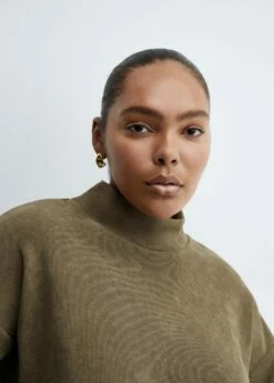 Sweat-shirt Col Montant -Promos Mango Boutique 57057742 95 D4